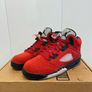 BUSINESS CLOSING SALE - Jordan 5 Retro ‘Raging Bull Red’(GS)(440888-600) Sz 3.5Y